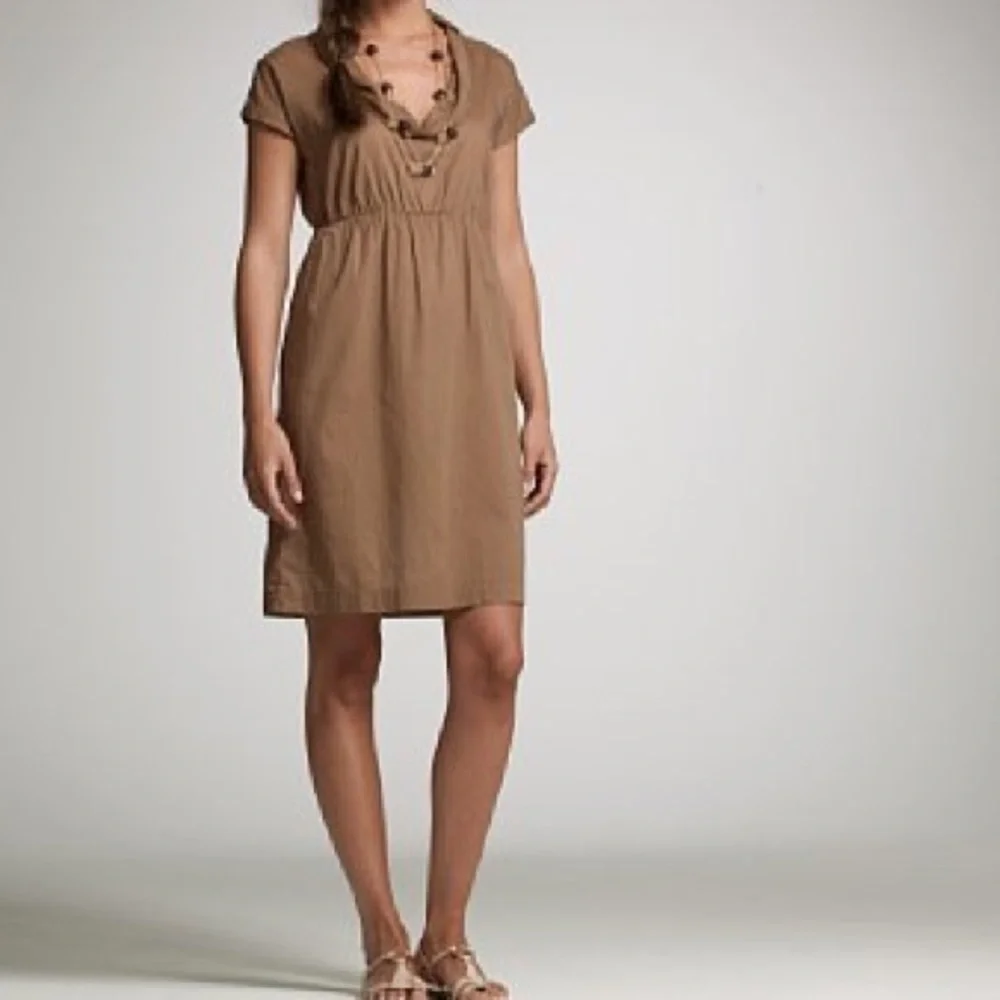 J. Crew Pink Short Sleeve Cowl Neck Mini Dress Size Small